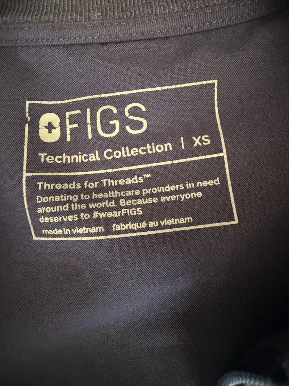 FIGS women’s XS Navy Zip-Front Jacket